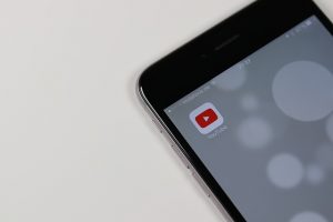 A picture of the YouTube app on a phone